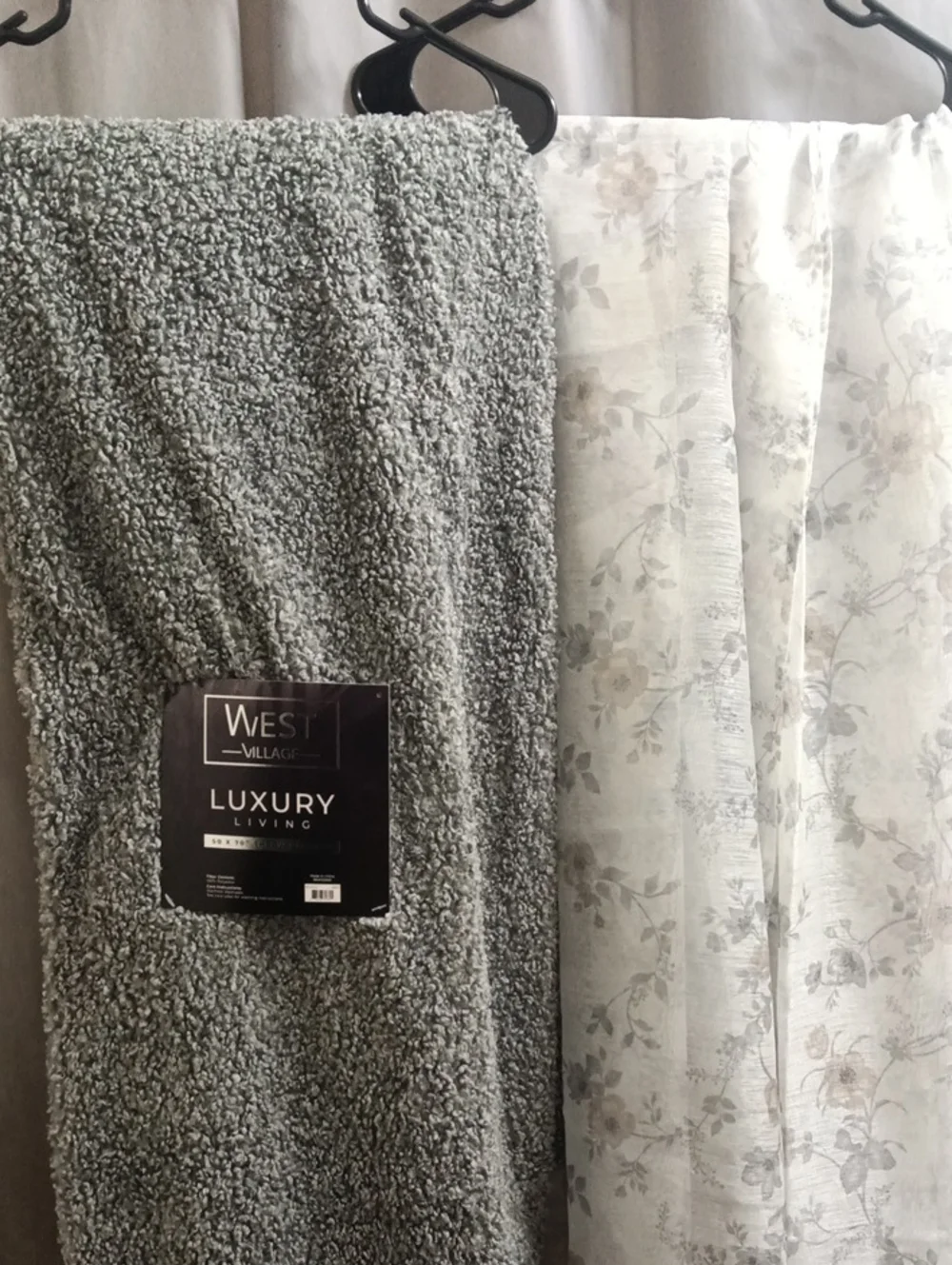 West Village Throw  with Matching Curtains